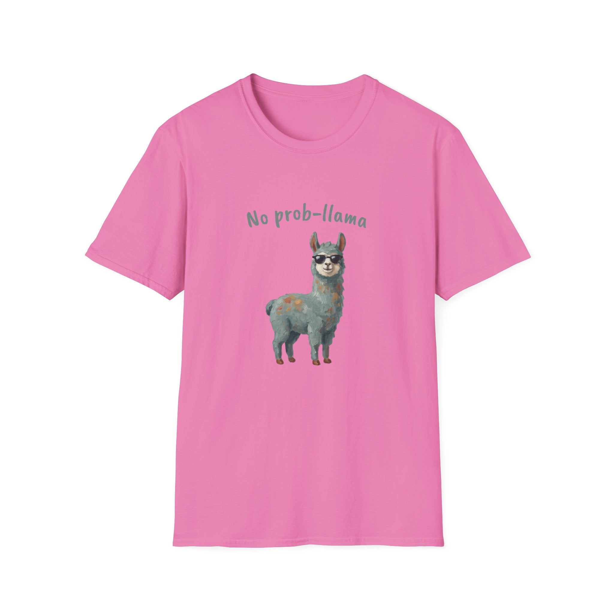 No Prob-Llama — Funny Cute Llama Pun T-Shirt | Chill Cool Llama Graphic Tee