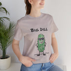Big Dill — Funny Pickle Pun T-Shirt | Cool Hand-Drawn Pickle Graphic Tee