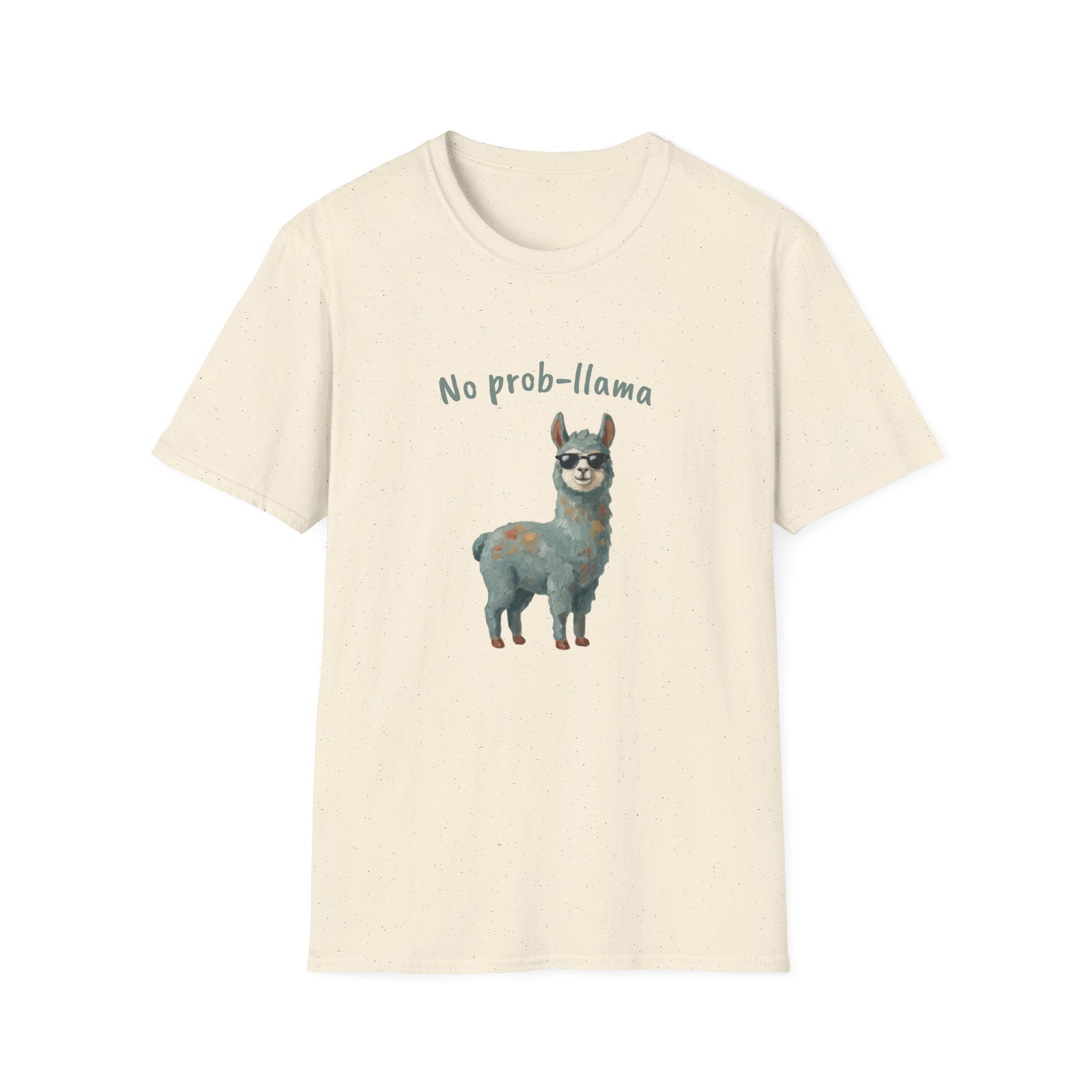 No Prob-Llama — Funny Cute Llama Pun T-Shirt | Chill Cool Llama Graphic Tee