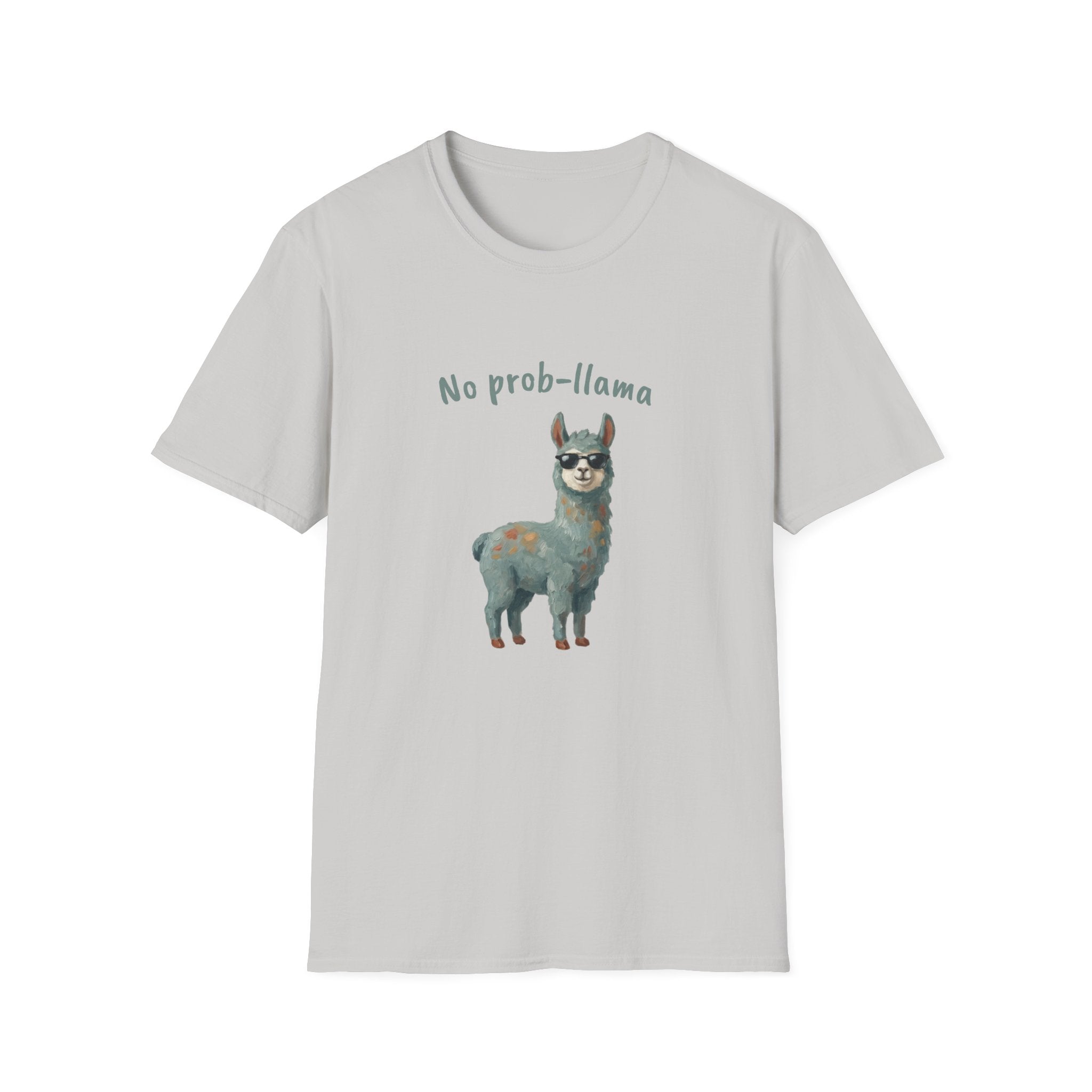 No Prob-Llama — Funny Cute Llama Pun T-Shirt | Chill Cool Llama Graphic Tee