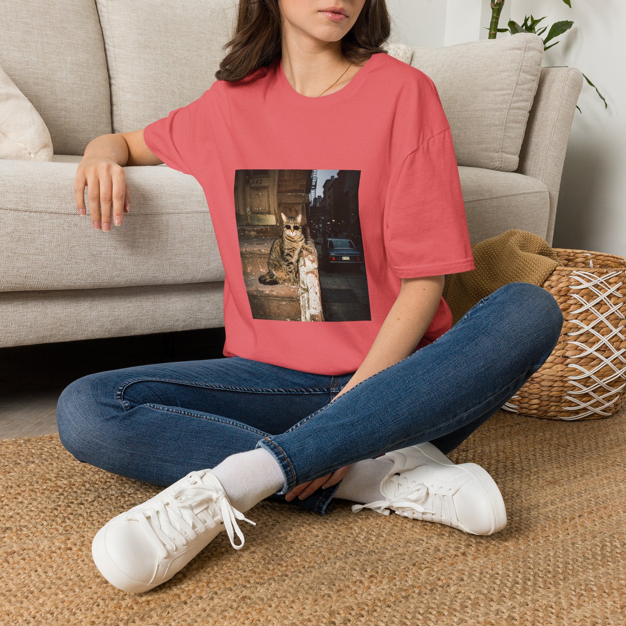 Cool Cat — Funny Cat in Sunglasses T-Shirt | Vintage Retro Graphic Tee