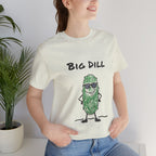 Big Dill — Funny Pickle Pun T-Shirt | Cool Hand-Drawn Pickle Graphic Tee