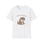 Otterly Exhausted — Funny Tired Otter Coffee T-Shirt | Cute Pun Graphic Tee