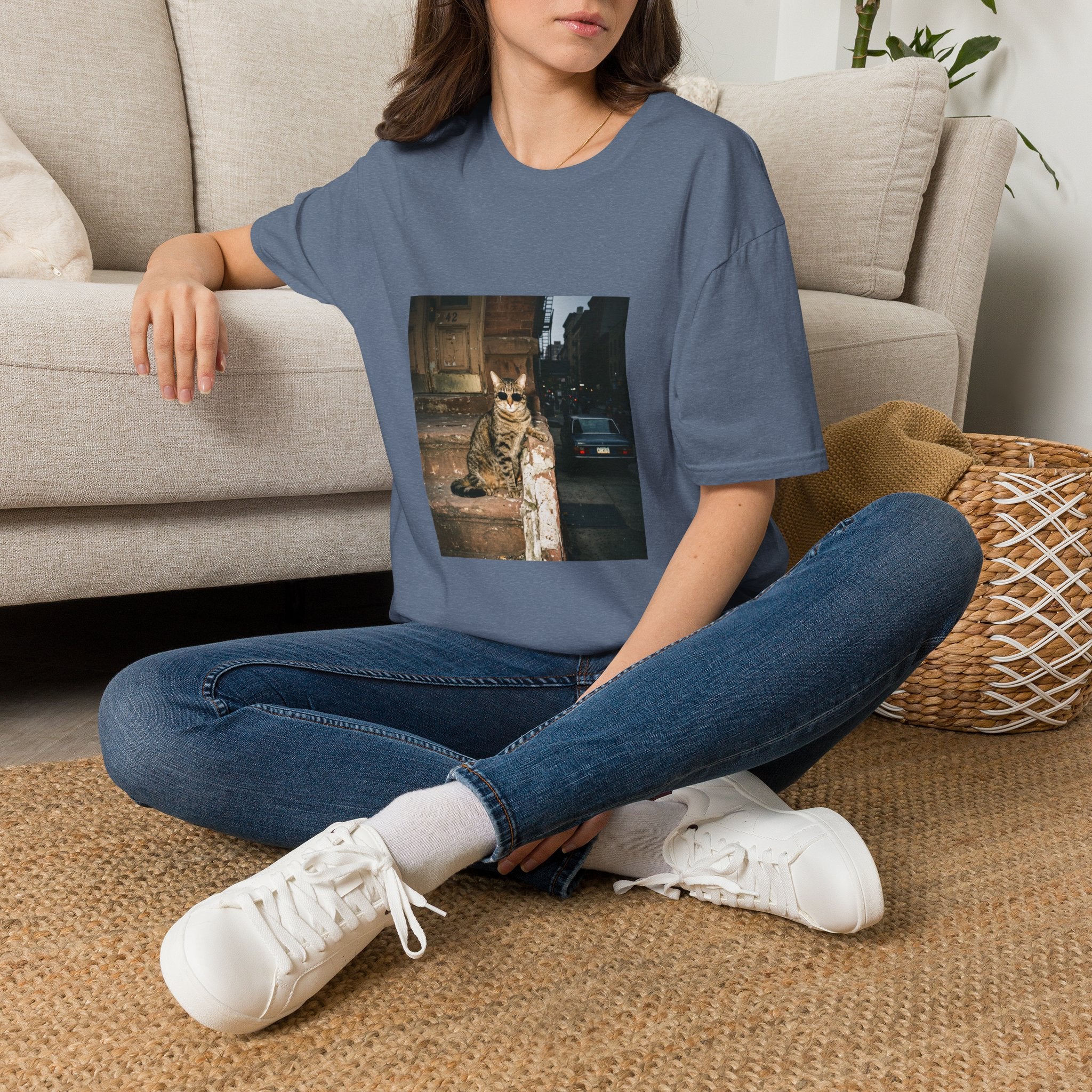 Cool Cat — Funny Cat in Sunglasses T-Shirt | Vintage Retro Graphic Tee