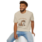 Otterly Exhausted — Funny Tired Otter Coffee T-Shirt | Cute Pun Graphic Tee