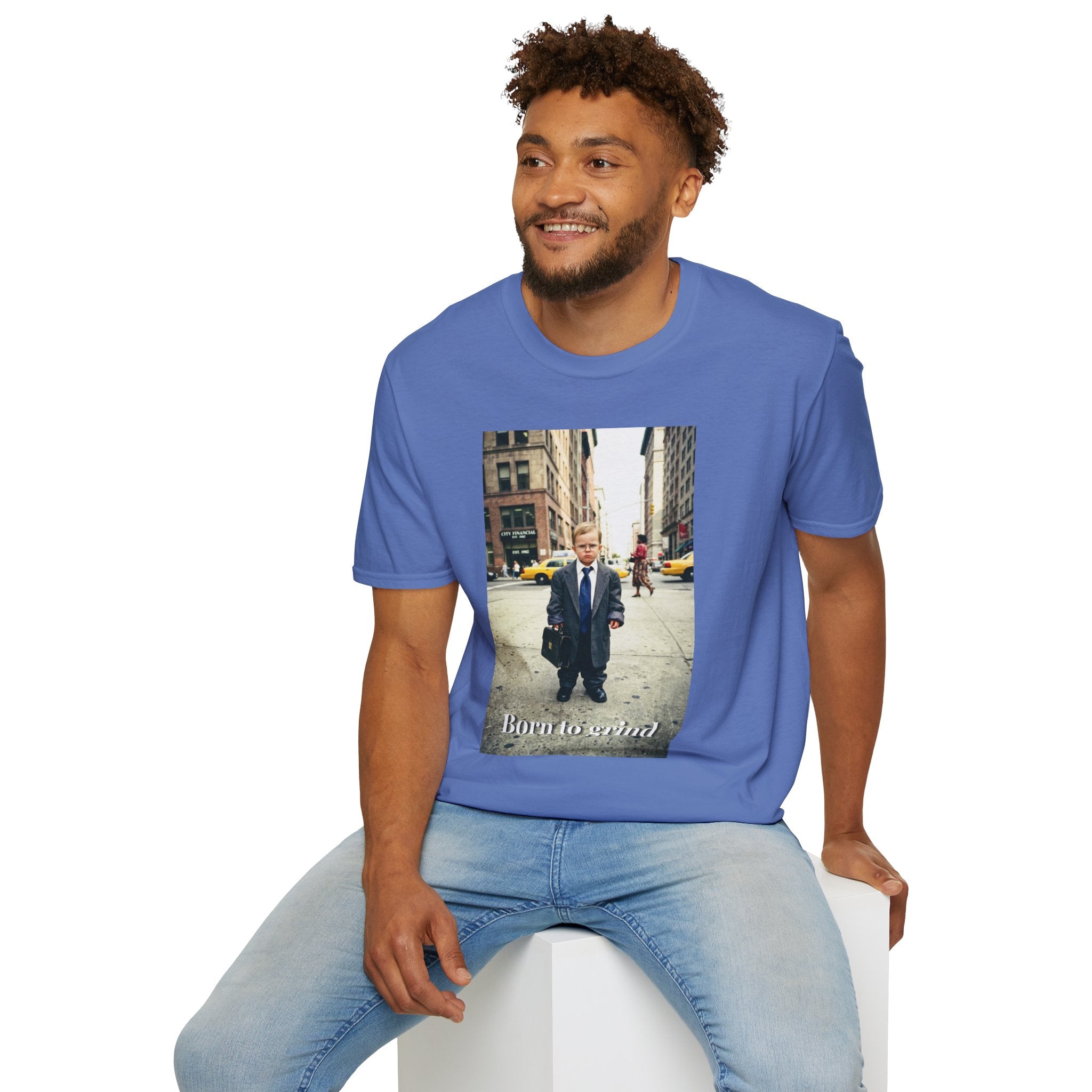 Born to Grind — Funny Baby CEO Business Toddler T-Shirt | Vintage Hustle Graphic Tee