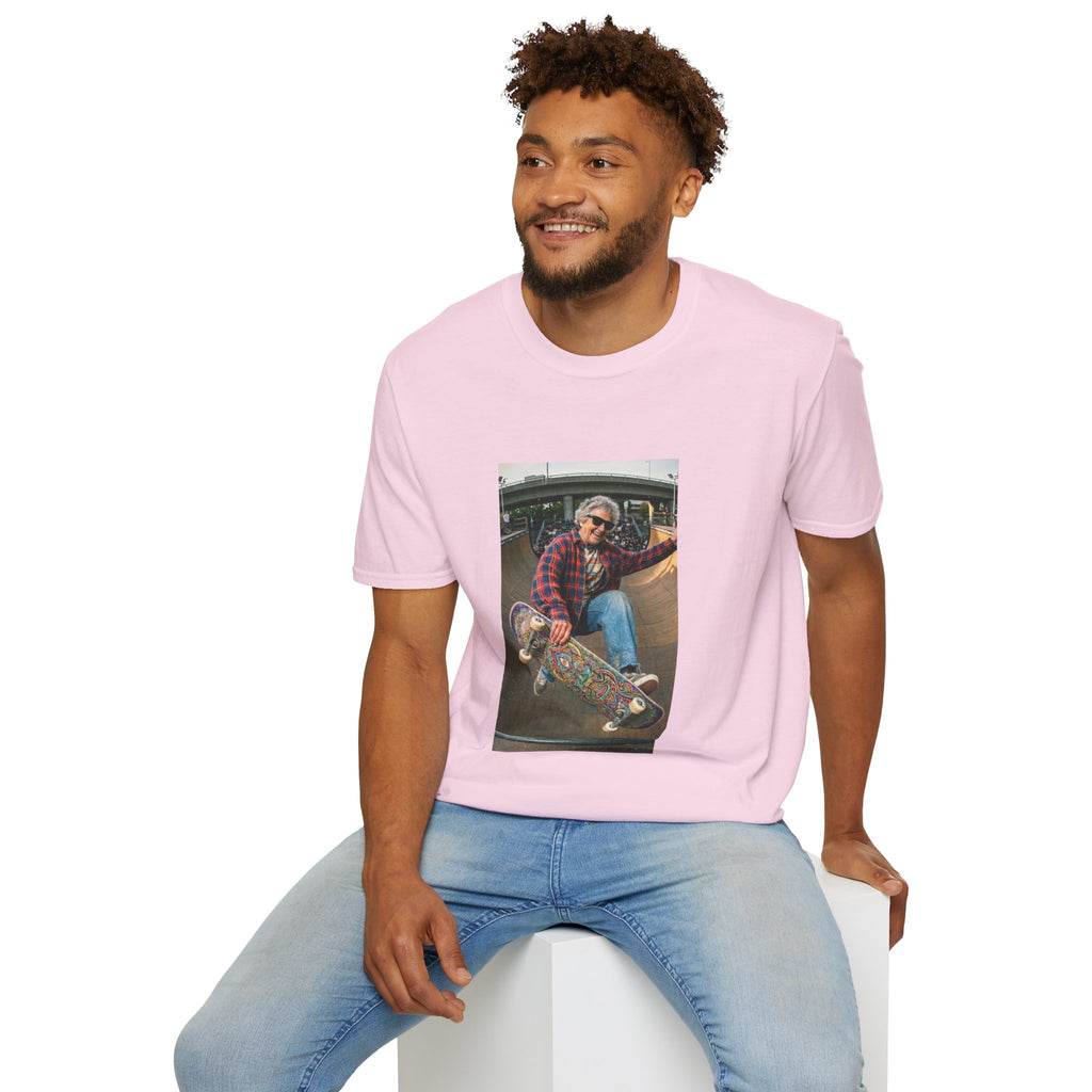 Skater Grandma — Funny Cool Skateboarding Grandma T-Shirt | Vintage Retro Graphic Tee