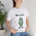Big Dill — Funny Pickle Pun T-Shirt | Cool Hand-Drawn Pickle Graphic Tee